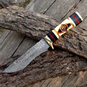 custom made damascus knife